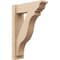 Ekena Millwork 6-in W x 18-in D x 26-in H Funston Trad Rough Cedar Woodgrain TimberThane Outlooker, Primed Tan OUTUR060X18X26FST04RCPR - alternate 1